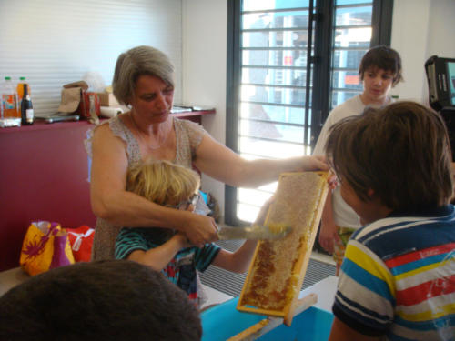 recolte du miel CFA 2012 027